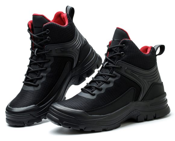Men's Comfortable Breathable Anti-smashing And Anti-penetration Waterproof Work Shoes - Image 4