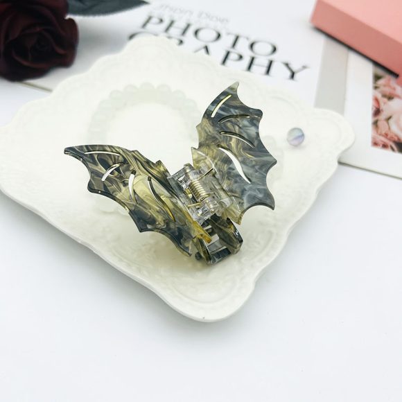 Bat Barrettes Halloween Funny Girl - Image 10