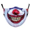 Halloween Digital Printing Funny Horror Face Double Layer Dust Mask - Image 2