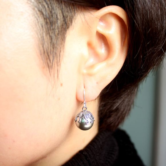 Retro Ethnic Style Shell Pearl Earrings Women - Image 3