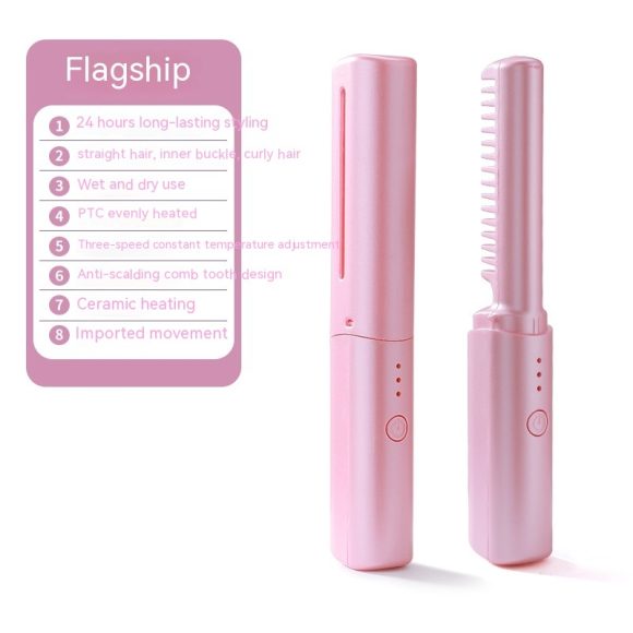 Mini Rechargeable Portable Hair Straightener - Image 10