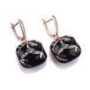 Alloy Drop Oil Earrings Fashion Geometry Pattern Niche High Sense - Image 5