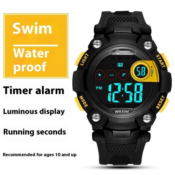 Waterproof Anti-fall Multifunctional Sports Student Electronic Watch - Image 2