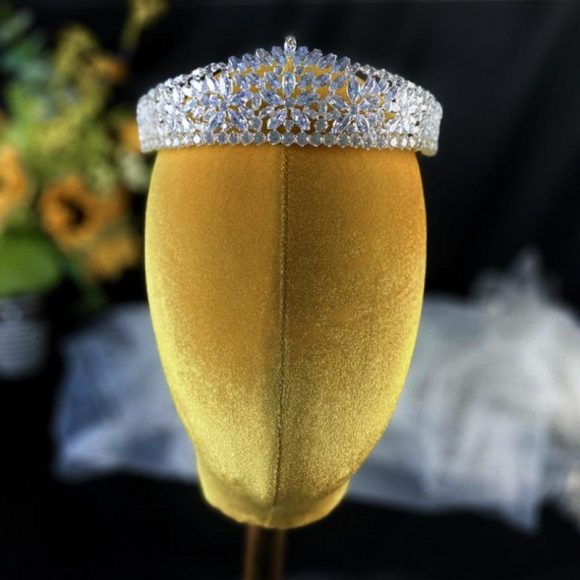 Luxury New Queen's Zircon Crown Jewelry - Image 6