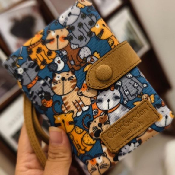 Multifunctional Tri-fold Fashion Multi-card-slot Printed Wallet - Image 10