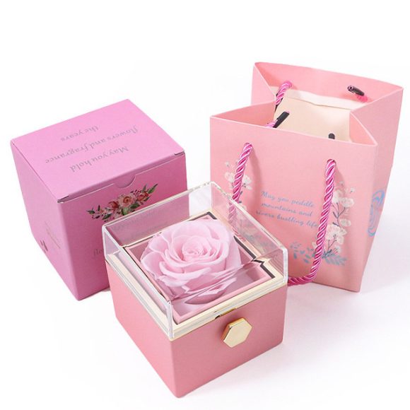 Rose Rotating Jewelry Box Necklace - Image 7