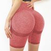 Soft Workout Yoga Athletic Shorts Summer High Waist Fitness Legging Shorts - Image 3