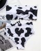 New Style Wrapped Breast Bikini Cow Print - Image 4