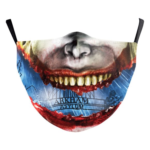 Digital Printing Ghost Face Wansheng Clown Funny Double-layer Dust Mask - Image 2