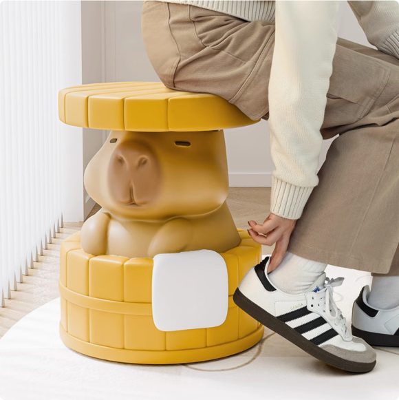 Capibala Creative Cute Entry Shoes Home Stool - Image 5