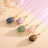 Spring 2023 New Natural Energy Crystal Pendant Ins Niche Design Valentine's Day Bag Bag Peace Necklace - Image 5