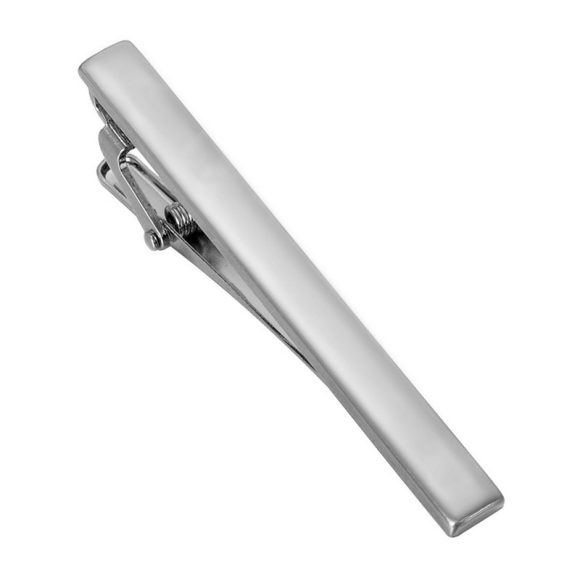 Vacuum Plated Brushed Glossy Tie Clip - Image 6