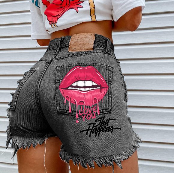 Fashion Ripped Denim Shorts For Women - Image 2