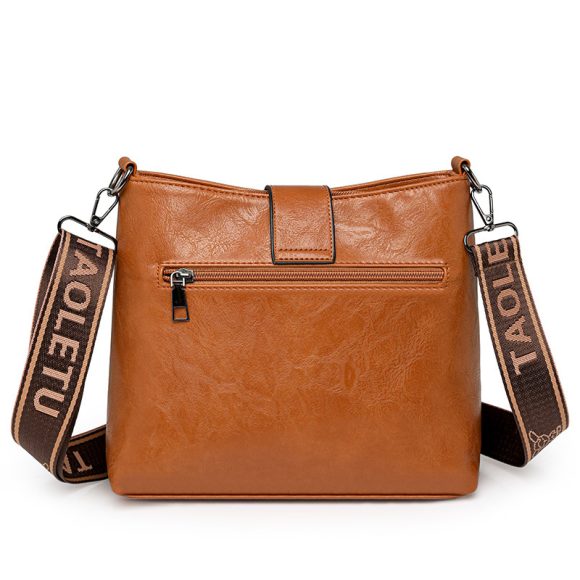 Retro Women's Leisure Bucket Bag Shoulder Messenger Bag - Image 5