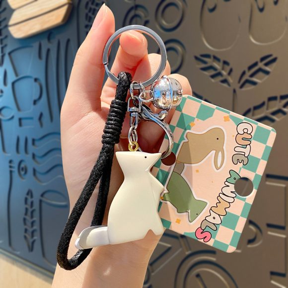 Creative Cartoon Simple Small Animal Keychain - Image 3