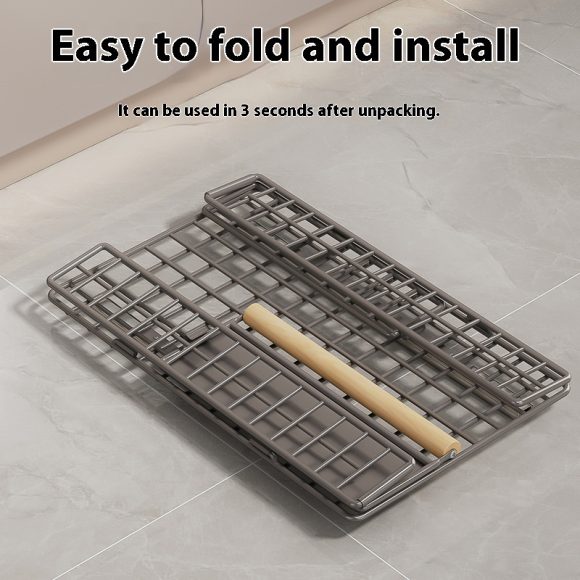 Kitchen Bathroom Multifunctional Foldable Pull Storage Basket - Image 4