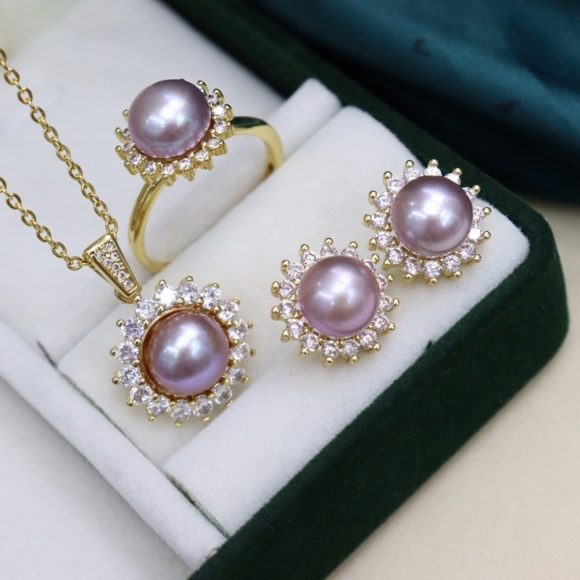 Freshwater Pearl Simplicity All-match Necklace Suit - Image 6