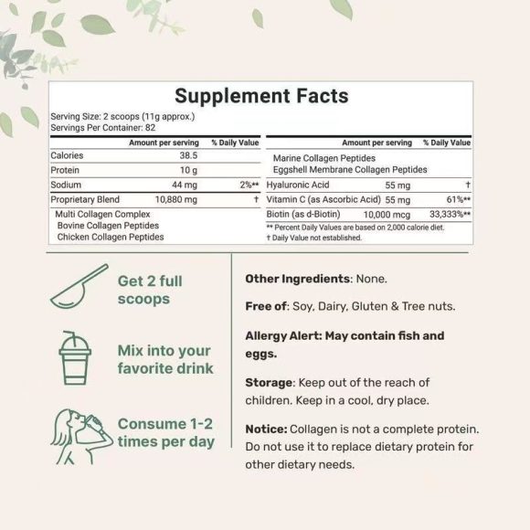 Household Variety Collagen Protein Powder 1 Pound - Image 5
