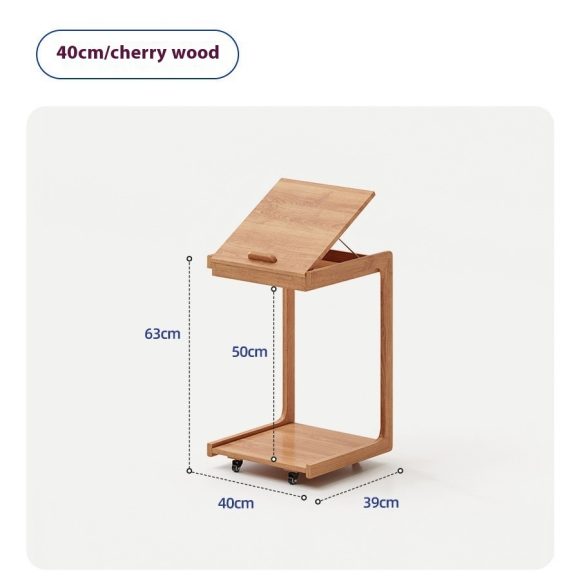 Solid Wood Side Table Living Room Home Removable Sofa Creative Mini Bedroom Bedside Multifunctional Storage - Image 6