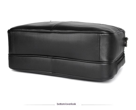 Leather Handbag Briefcase Napa Leather Comfortable Texture Men's Real-leather Bag - Image 10