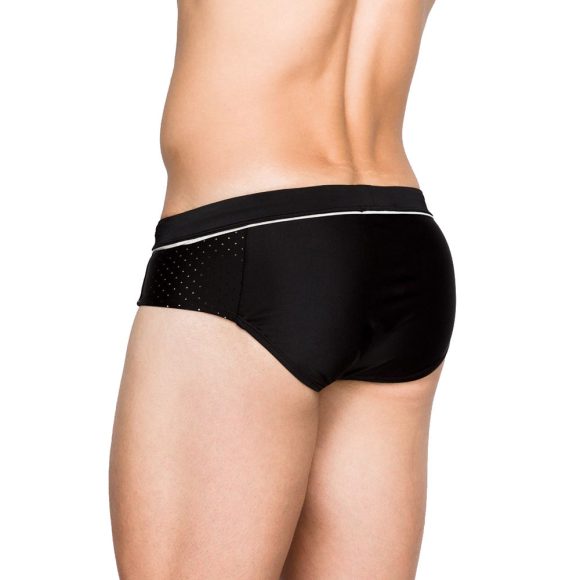 Men's Sexy Mesh Stitching Swim Briefs - Image 3