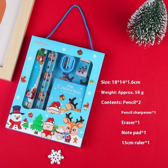 Suit Stationery Portable 6-Piece Gift Box Children Christmas - Image 3
