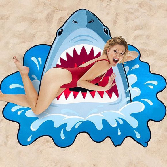 Water-absorbent And Quick-drying Beach Towel Printing Swimming Towel Material - Image 3