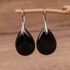 Natural Crystal Water Drop Earrings Women - Image 3