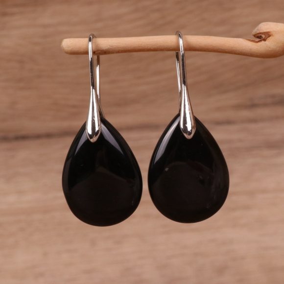 Natural Crystal Water Drop Earrings Women - Image 3